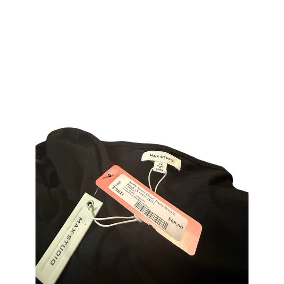 Max Studio S NWT dress black Flutter sleeve Tiered Dress A Line NWT $118
1X - Picture 6 of 6